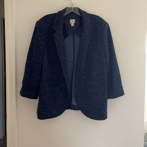 Lauren Conrad 3/4 sleeve knit blazer